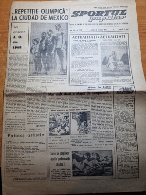 sportul popular 5 noiembrie 1966-sah,baschet,ciclism,volei foto