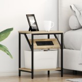 vidaXL Noptiere 2 pcs Stejar sonoma 38 x 30 x 48 cm Lemn compozit