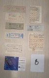 LOT 9 BILETE ITB , CFR , AUTOBUZ , TROLEIBUZ , TRAMVAI , CARTELA TELEFON...