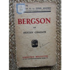 Felicien Challaye - Bergson