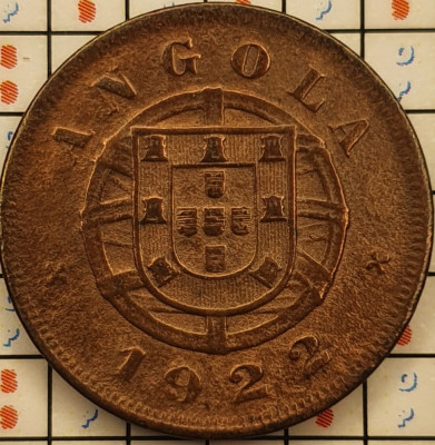 Angola 5 centavos 1922 km 62 - A007 foto