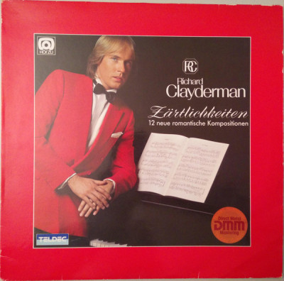 VINIL Richard Clayderman &amp;lrm;&amp;ndash; Z&amp;auml;rtlichkeiten LP VG+ foto