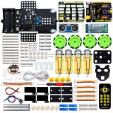 Cumpara ieftin Kit masina robot 4WD Mecanum pentru proiecte de programare STEM, KS0551