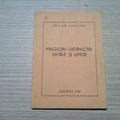 MAGAZIN-DISTRACTIV SATIRA SI UMOR - Emilian Costescu (autograf) -1989, 100 p.