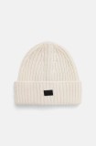 EA7 Emporio Armani caciula de lana culoarea bej, de lana, 4F201.245112