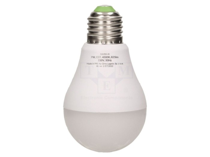 Lampă LED E27 7W 4000K