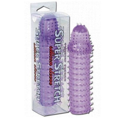 Manson Penis Super Stretch Lilac Silicone Sleeve foto