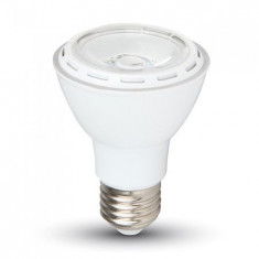 Bec LED E27 8W alb rece V-TAC, PAR20 6000K