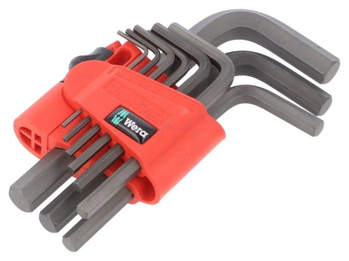 Set Chei Imbus Hex-Plus Oțel 9 Buc.