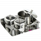 Set 3 Pahare Inox pentru Unghii