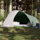 VidaXL Cort de camping cupolă pentru 4 persoane, verde, impermeabil