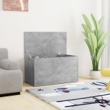 Cufăr Depozitare vidaXL Gri Beton 84x42x46cm PAL Multifuncțională | Cutie Organizare Spațioasă | Bancă, Măsuță