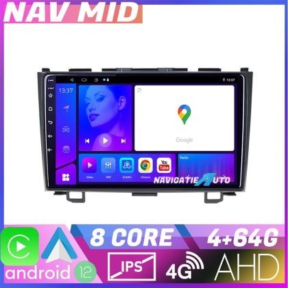 Navigatie Honda CR V KIT 009 EDOTEC-LITE Android Ecran 720P Octa Core 4 64 Carplay CarStore Technology