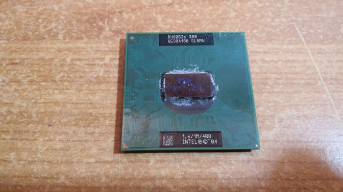 CPU Laptop SL8MN Intel Celeron M 380 1.6 Ghz 1M cache MHz FSB 400 Socket 478 479