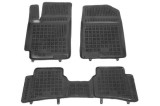 Set covorase auto din cauciuc Kia Stonic 09.2017-; negre, 3 bucati