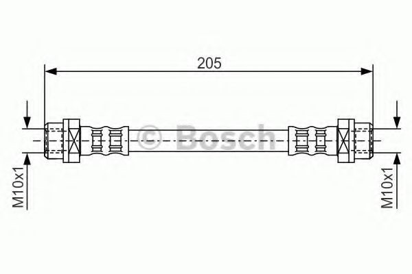 Conducta / cablu frana BMW Seria 3 Touring (E91) (2005 - 2012) BOSCH 1 987 476 477