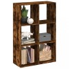 VidaXL Bibliotecă/separator cameră stejar fumuriu 69,5x29x103,5cm lemn 858016