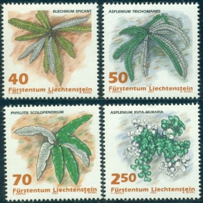 C4921 - Liechtenstein 1992 - Flora 4v.nestampilat MNH foto