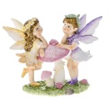 Figurina din rasina Fairies 11 x 9 cm