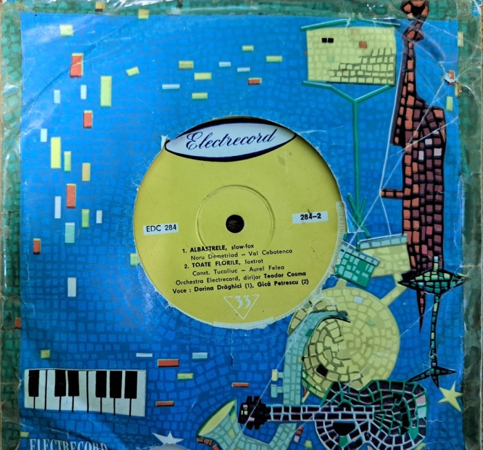 Disc Vinil - Florăreasa / Lalele / Albăstrele / Toate Florile (7&quot;, Mono)-Electrecord-EDC 284