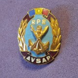 Insigna-AVSAP RPR ASOCIATIA VOLUNTARILOR IN SPRIJINUL APARARII PATRIEI