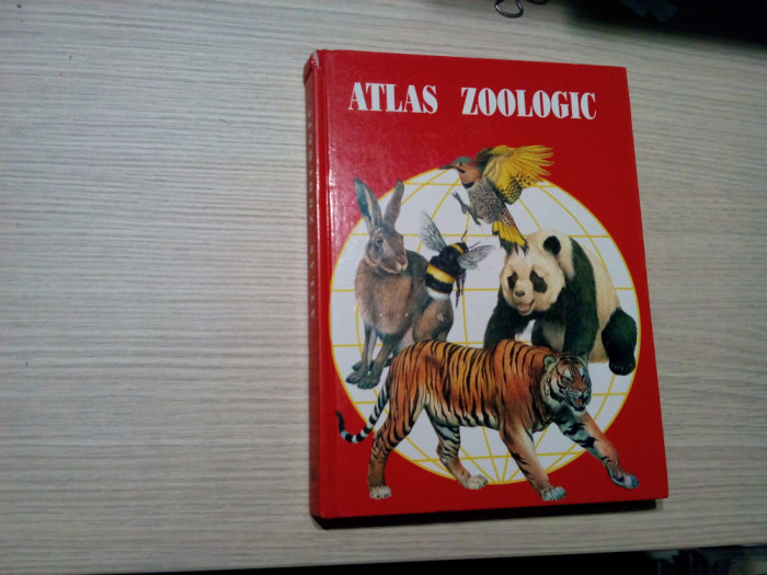 ATLAS ZOOLOGIC - Anuta Ionescu-Andrei - S. ORLANDO (ilustratii) - 1983, 240 p.