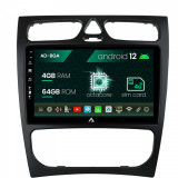 Cumpara ieftin Navigatie Mercedes Benz C-Class W203 (2000-2005), Android 12, A-Octacore 4GB RAM + 64GB ROM, 9 INCH - AD-BGA9004+AD-BGRKIT416