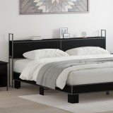 vidaXL Tăblie de depozitare Stejar negru 180 cm Lemn compozit
