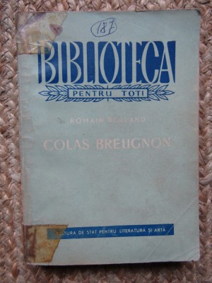 Romain Rolland - Colas Breugnon foto