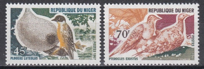 Niger 1967 - Păsări, MNH