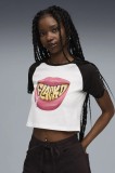 Puma tricou din bumbac PUMA x A$AP ROCKY culoarea alb, 633419