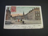 Carte poștală Olandeză originală &ndash; Rotterdam, Nassauhaven ,Piesă de colecție La Belle &Eacute;poque(cel mai probabil din perioada 1900&ndash;1940), Circulata, Printata
