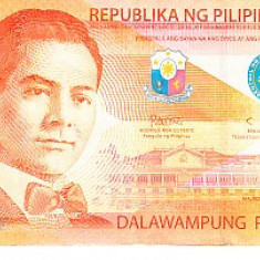 M1 - Bancnota foarte veche - Filipine / Pilipinas - 20 piso - 2021