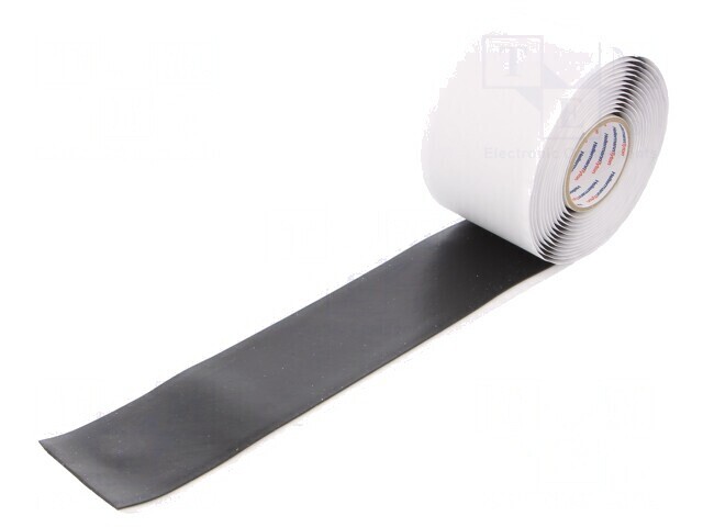 Bandă autoamalgamantă neagră 51mm x 3m Helatape Power660