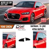 Cumpara ieftin Capace oglinzi tip BATMAN Audi A5 (2016 - 2021) B9 (F53) negru lucios