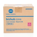 Konica Minolta original toner A0X5355, TNP-51M, magenta, 5000str.