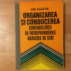 Organizarea și conducerea contabilitatii in întreprinderile ag de stat