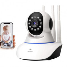 Camera Video Wifi Baby Monitor 3 Antene 1080P 360