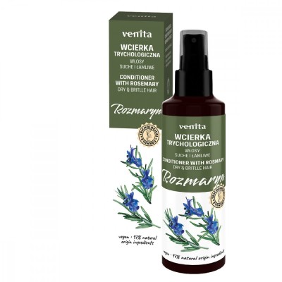 Lotiune Tricologica pentru par cu extract de Rozmarin pentru par uscat si fragil, Venita, 100ml foto