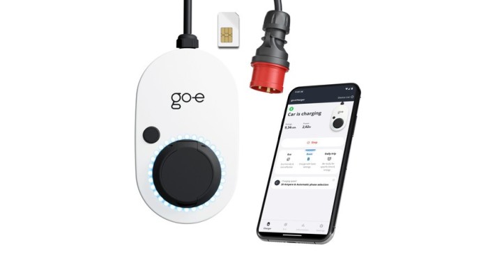 go-e Charger Gemini flex 2.0 - &Icirc;ncărcător portabil EV cu WiFi+4G, 22 kW