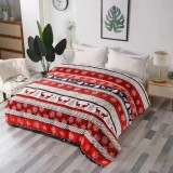 Cumpara ieftin Patura Cocolino Model de Craciun 200x230, Om de Zapada si Casute - SUZ17