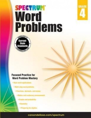 Spectrum Word Problems, Grade 4 foto