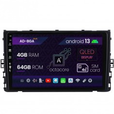 Navigatie Volkswagen Polo (2018+), Android 13, A-Octacore 4GB RAM + 64GB ROM, 9 Inch - AD-BGA9004+AD-BGRKIT041