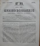Curier romanesc, gazeta politica, comerciala si literara, nr. 71 din 1844