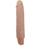 Vibrator Realist Soren, 10 Moduri Vibratii, TPE, USB Type-C, Natural, 25.2 cm