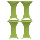 Cumpara ieftin Husă elastică pentru masă, 4 buc., verde, 60 cm, vidaXL