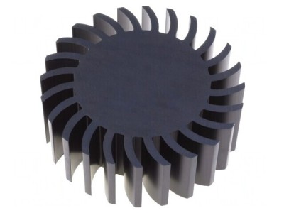 Radiator LED Negru 105mm x 37.5mm foto