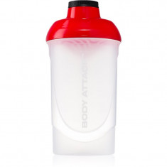 Body Attack Shaker shaker pentru sport nu conține BPA culoare Transparent 600 ml