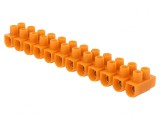 Regletă de conexiuni terminal cu şurub 6mm2 41A 12 piste