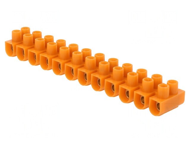 Regletă de conexiuni terminal cu şurub 6mm2 41A 12 piste